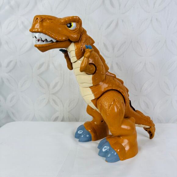 Fisher-Price ImagiNext Mega T-Rex Roaring Motorized Moving 17" Dinosaur Toy - Picture 9 of 9